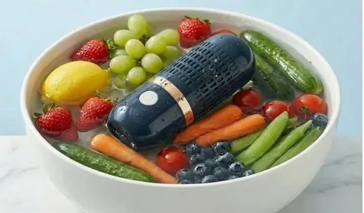 Organize your fridge and extend food shelf life using the FreshBar kitchen gadget for airtight sealing.